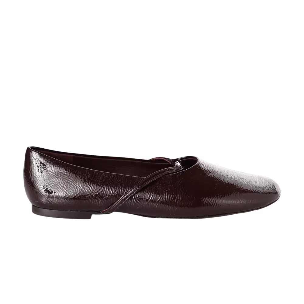 Tory Burch Women's Gemini Link Mary Jane Ballet Plum Silver