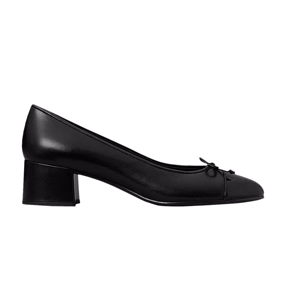 Tory Burch Women's Cap-Toe Pump Perfect Black