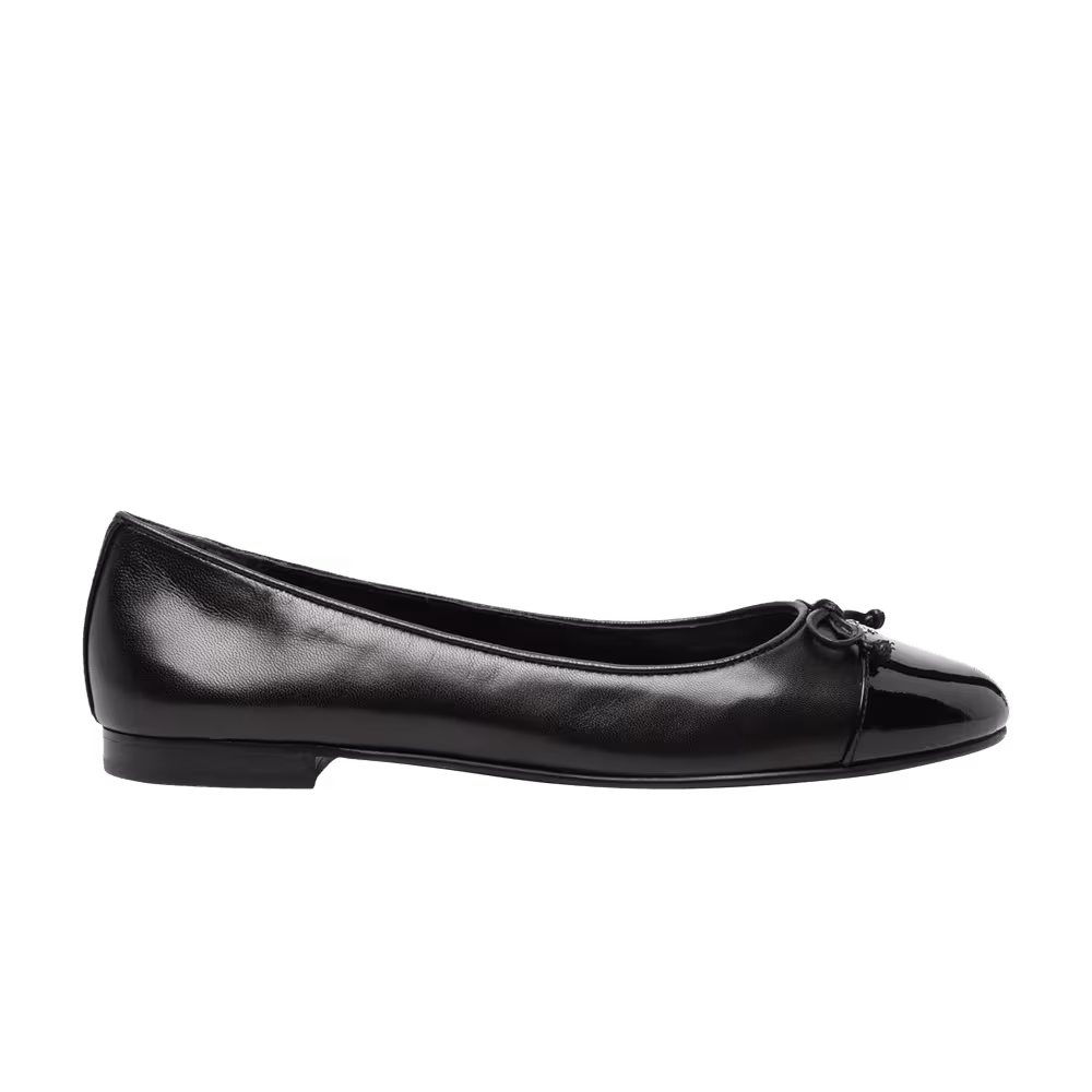 Tory Burch Women's Cap Toe Ballet Perfect Black