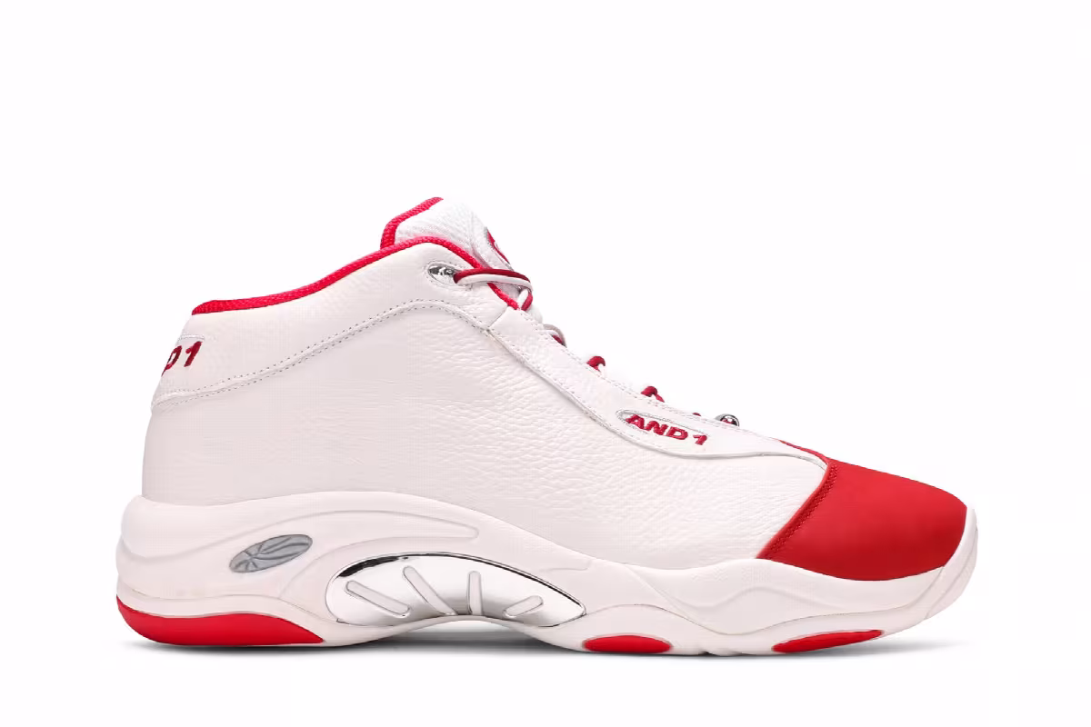 AND1 Tai Chi White Red, view 2