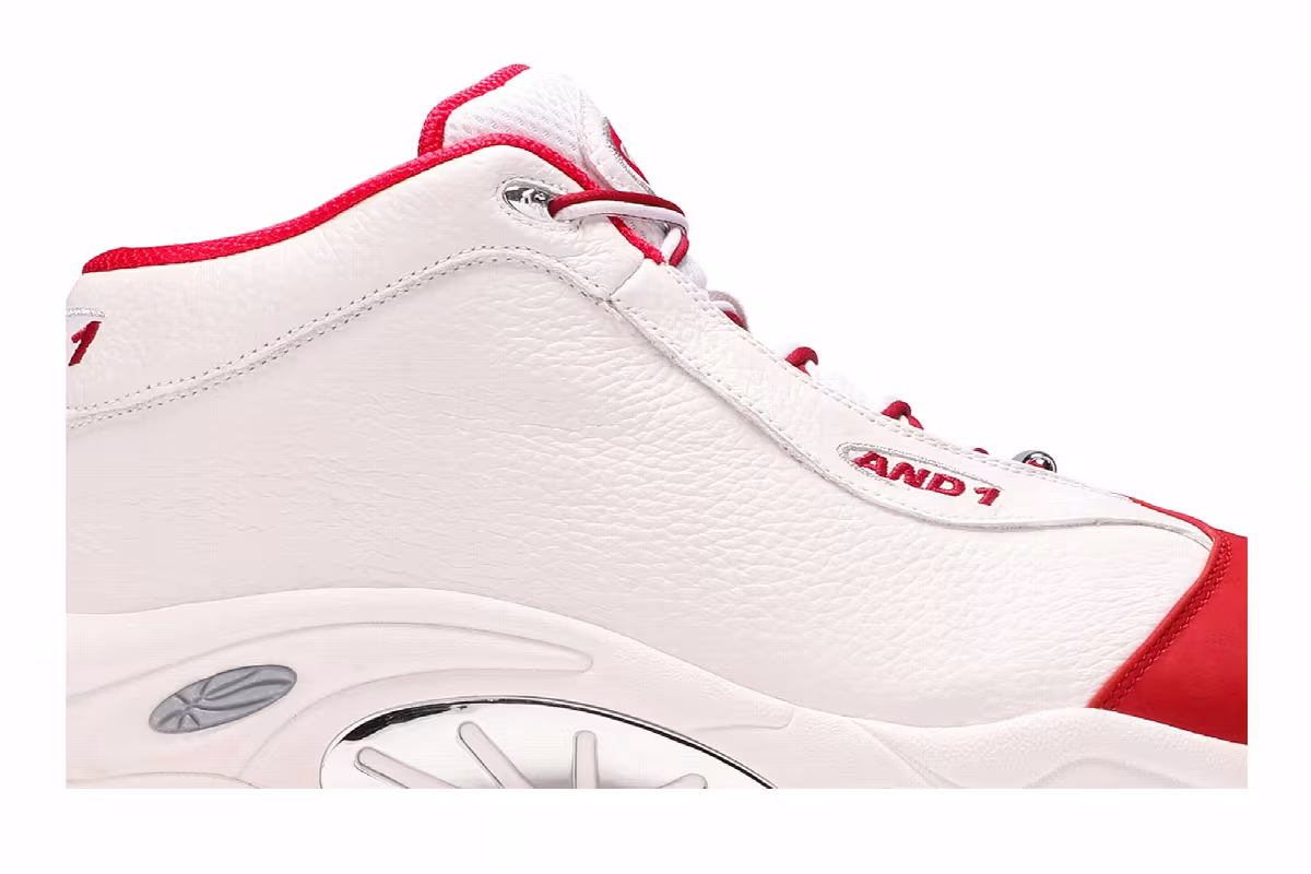 AND1 Tai Chi White Red, view 3