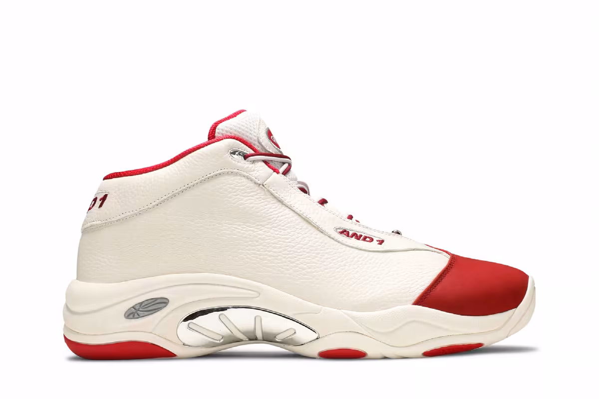 AND1 Tai Chi LX White Red, view 2