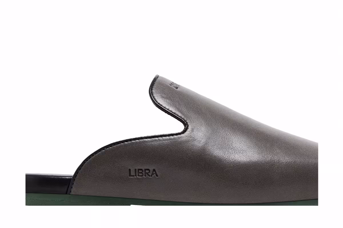 GOAT Horoscope Libra Mule Gunmetal/Forest Green, view 3