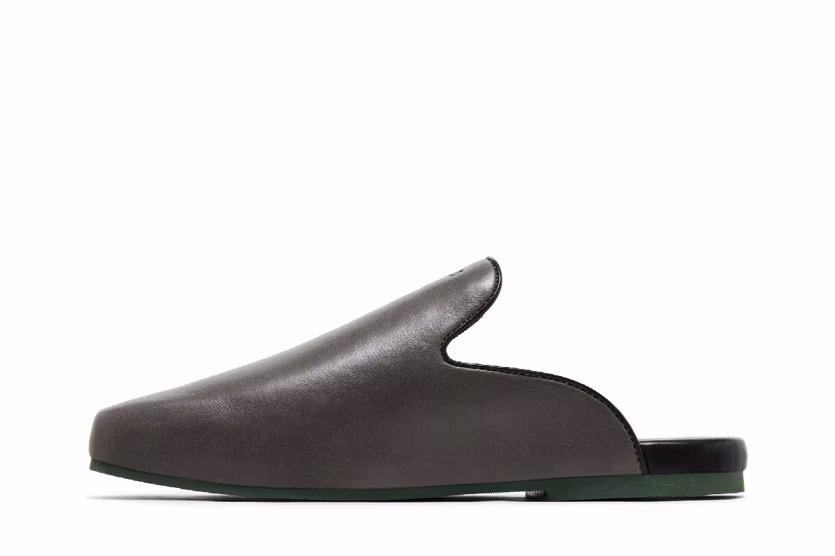 GOAT Horoscope Libra Mule Gunmetal/Forest Green, view 4