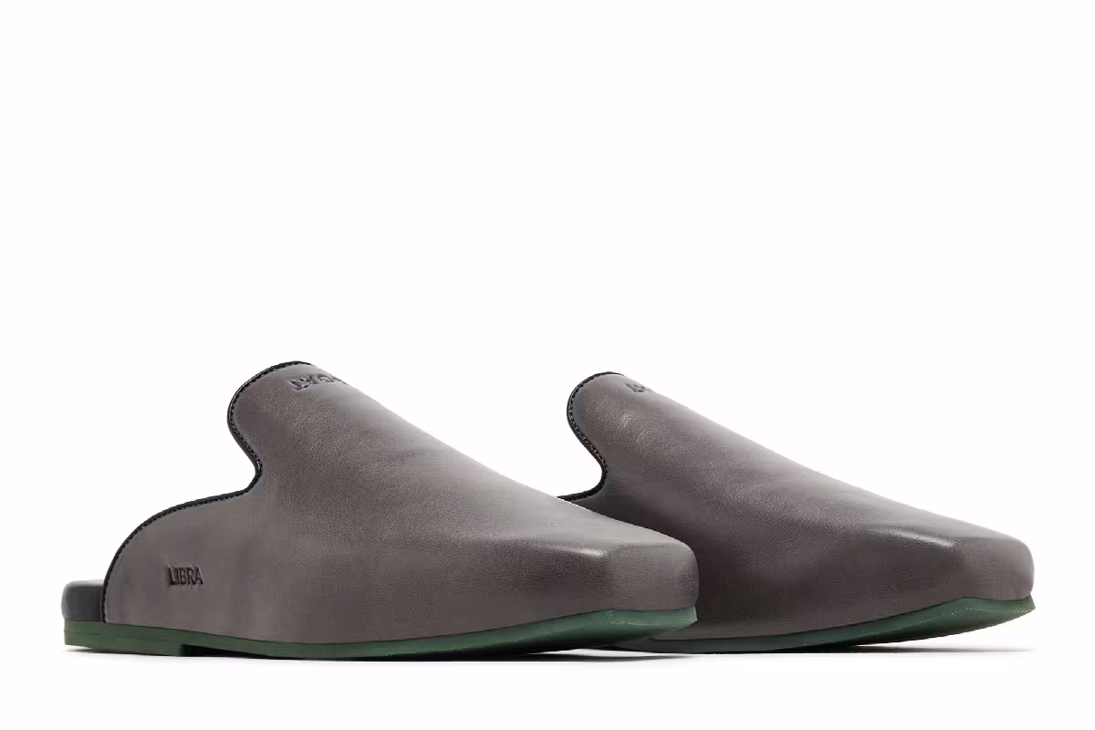 GOAT Horoscope Libra Mule Gunmetal/Forest Green, view 9