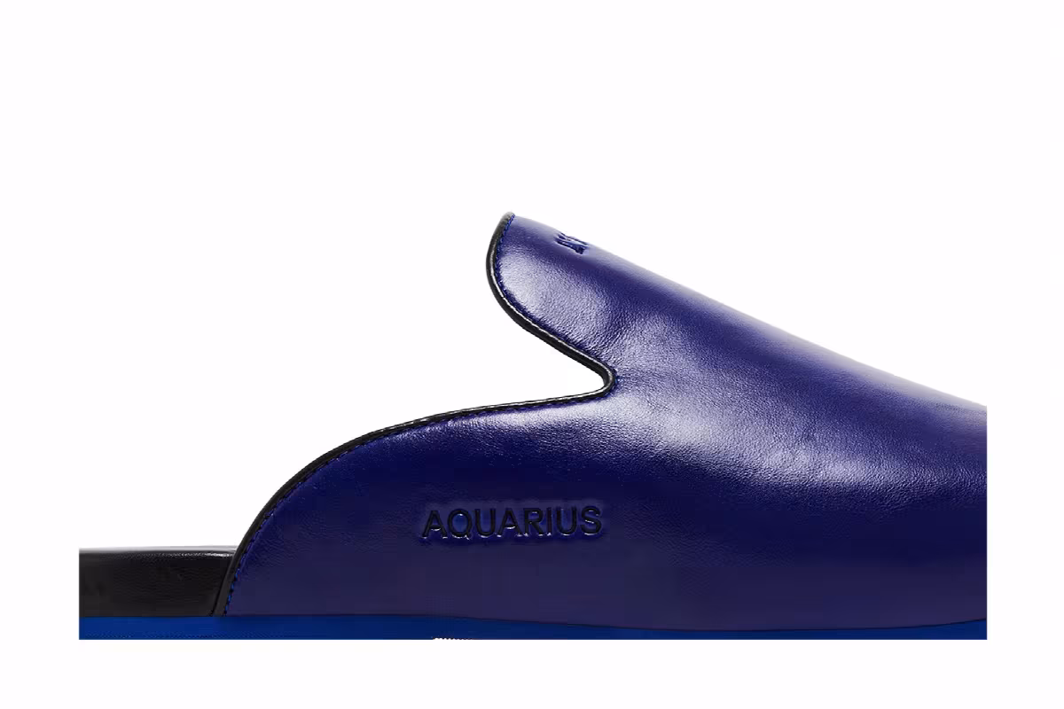 GOAT Horoscope Aquarius Mule Royal Blue/Black, view 3