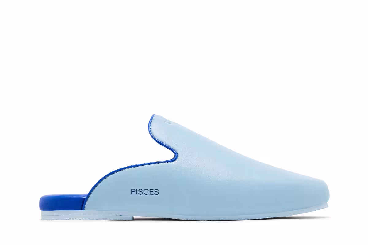 GOAT Horoscope Pisces Mule Powder Blue/Royal Blue, view 2