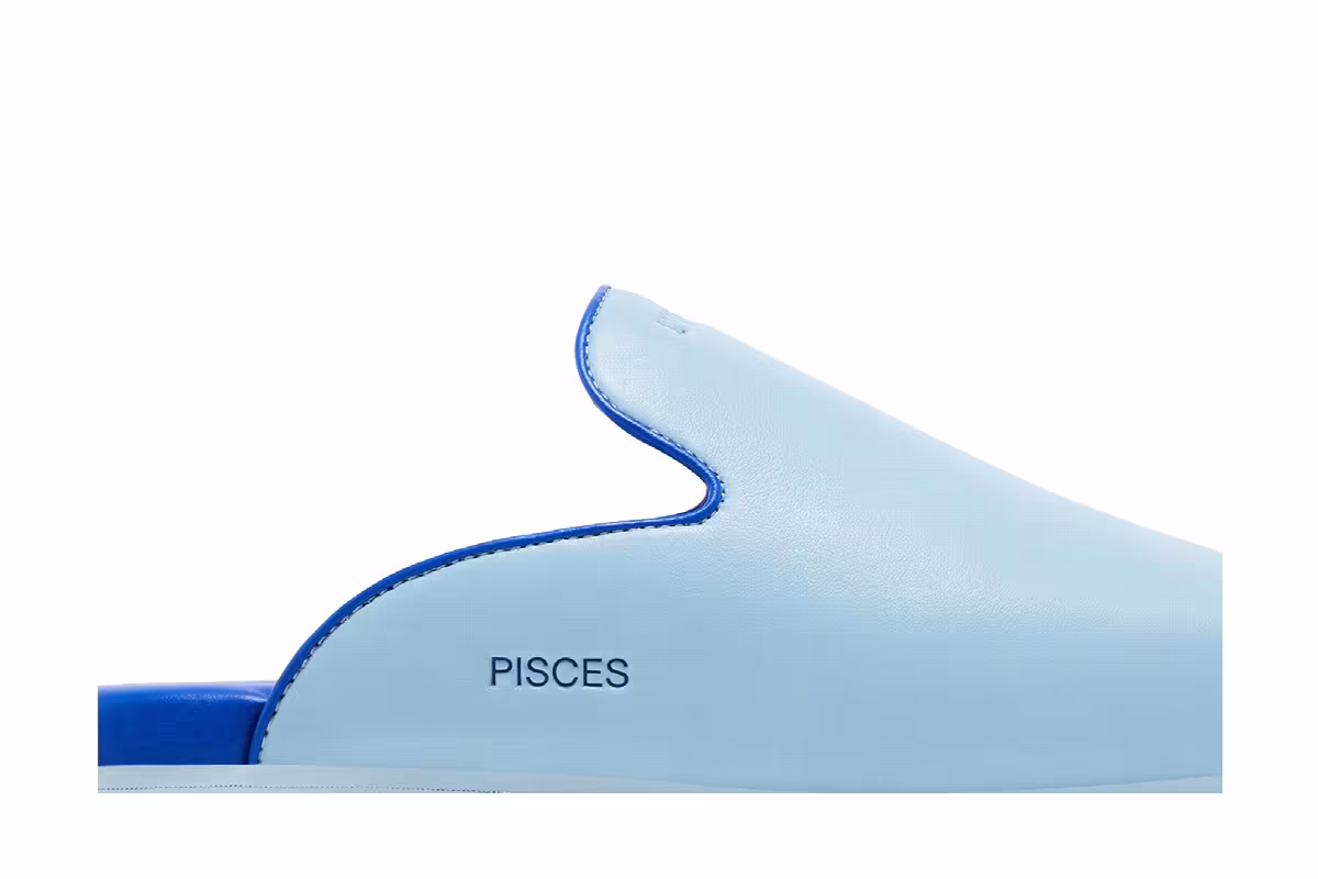 GOAT Horoscope Pisces Mule Powder Blue/Royal Blue, view 3