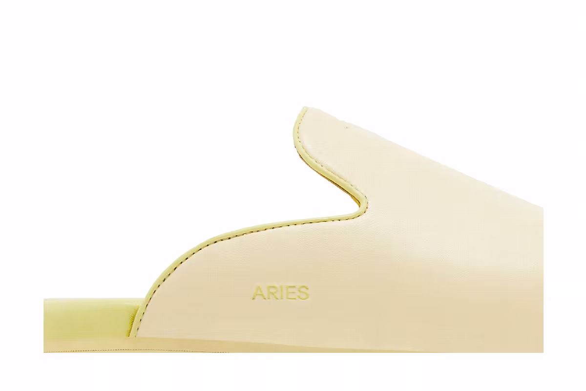 GOAT Horoscope Aries Mule Creamy Ivory/Mint Yellow, view 3
