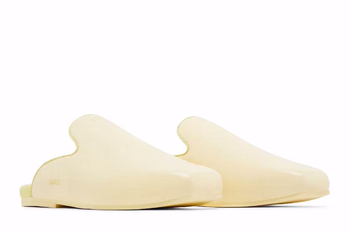 GOAT Horoscope Aries Mule Creamy Ivory/Mint Yellow, view 9