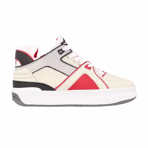 Just Don Tennis Courtside Mid 'Beige Red Grey'