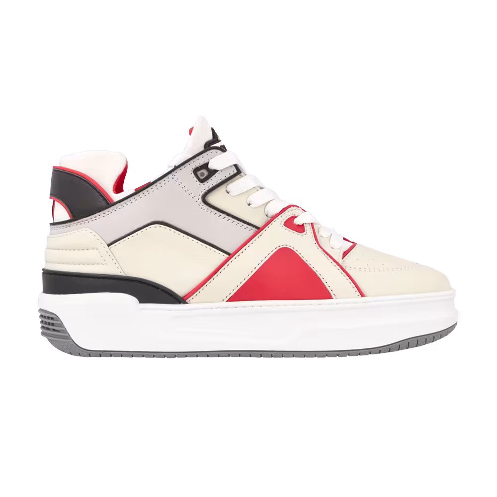 Just Don Tennis Courtside Mid Beige Red Grey