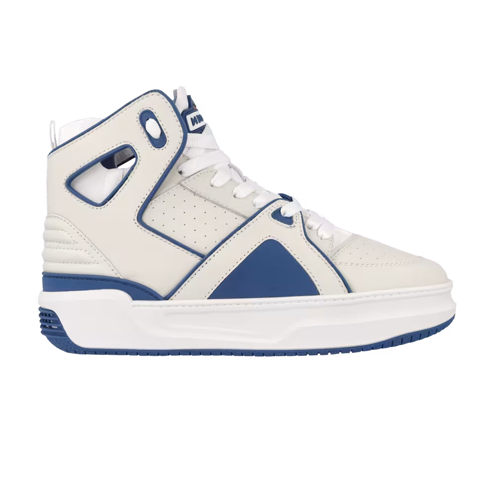 Just Don Basketball Courtside Hi White Teal