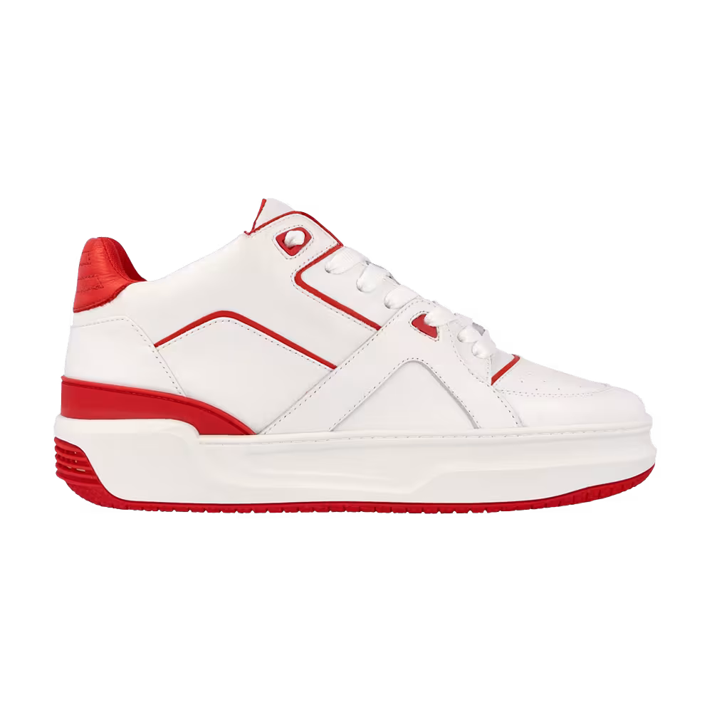 Just Don Courtside Low White Red