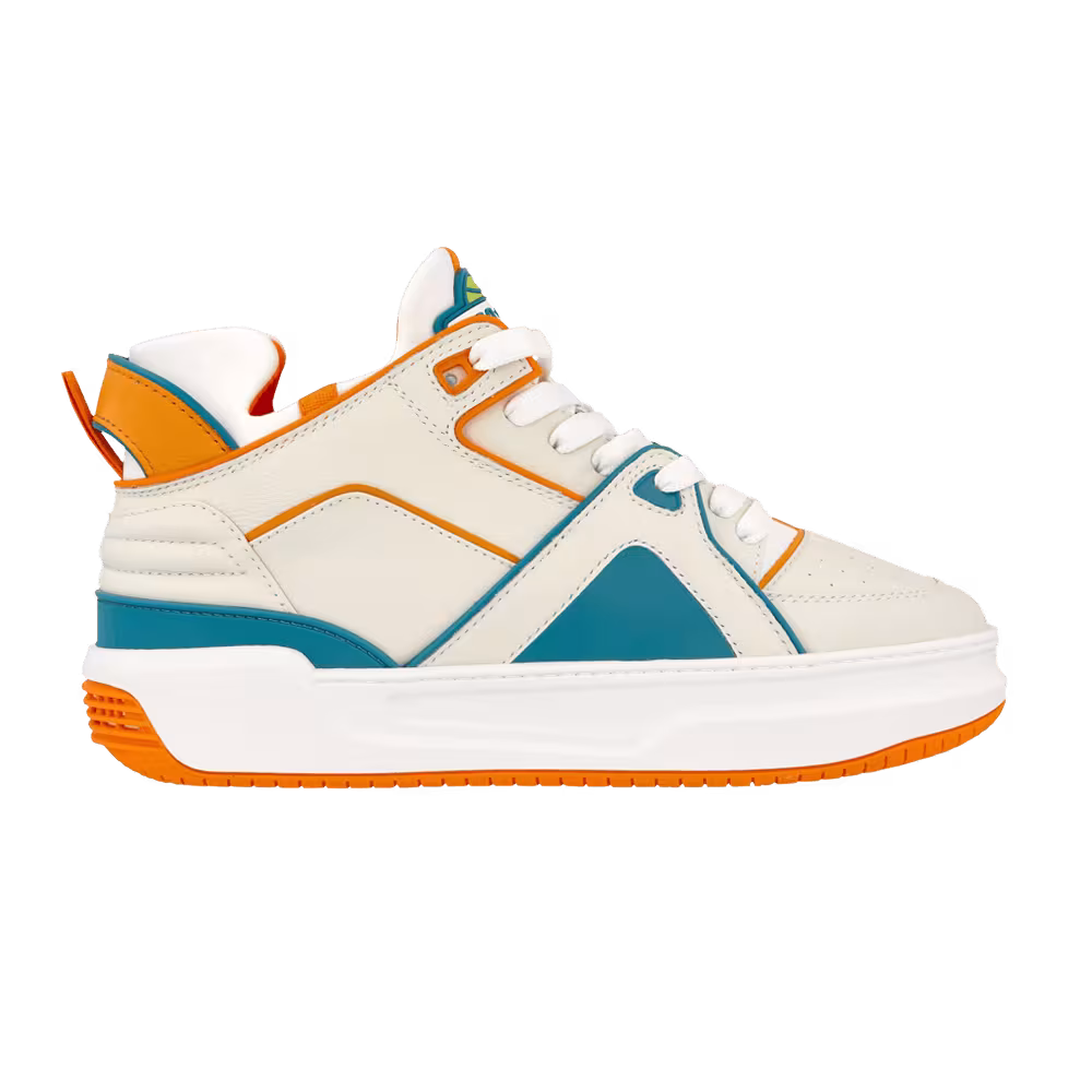 Just Don Tennis Courtside Mid White Orange