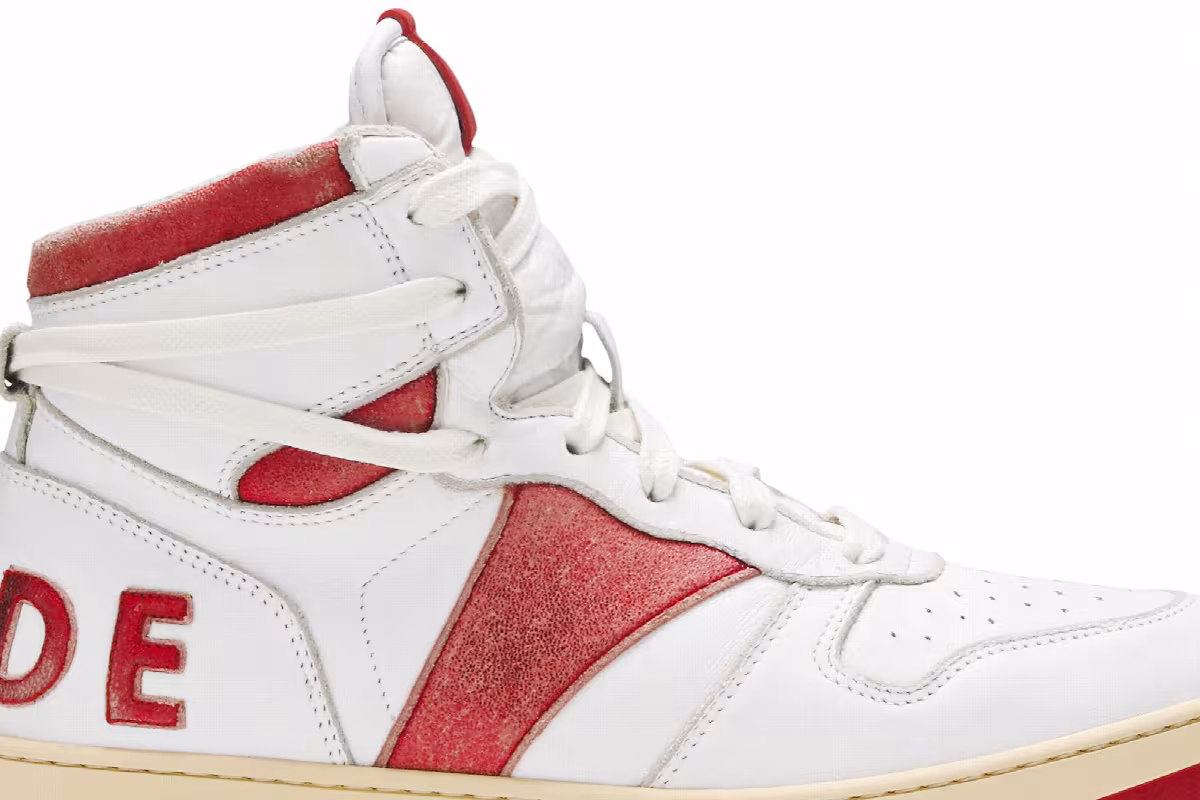Rhude Rhecess High White Red, view 3