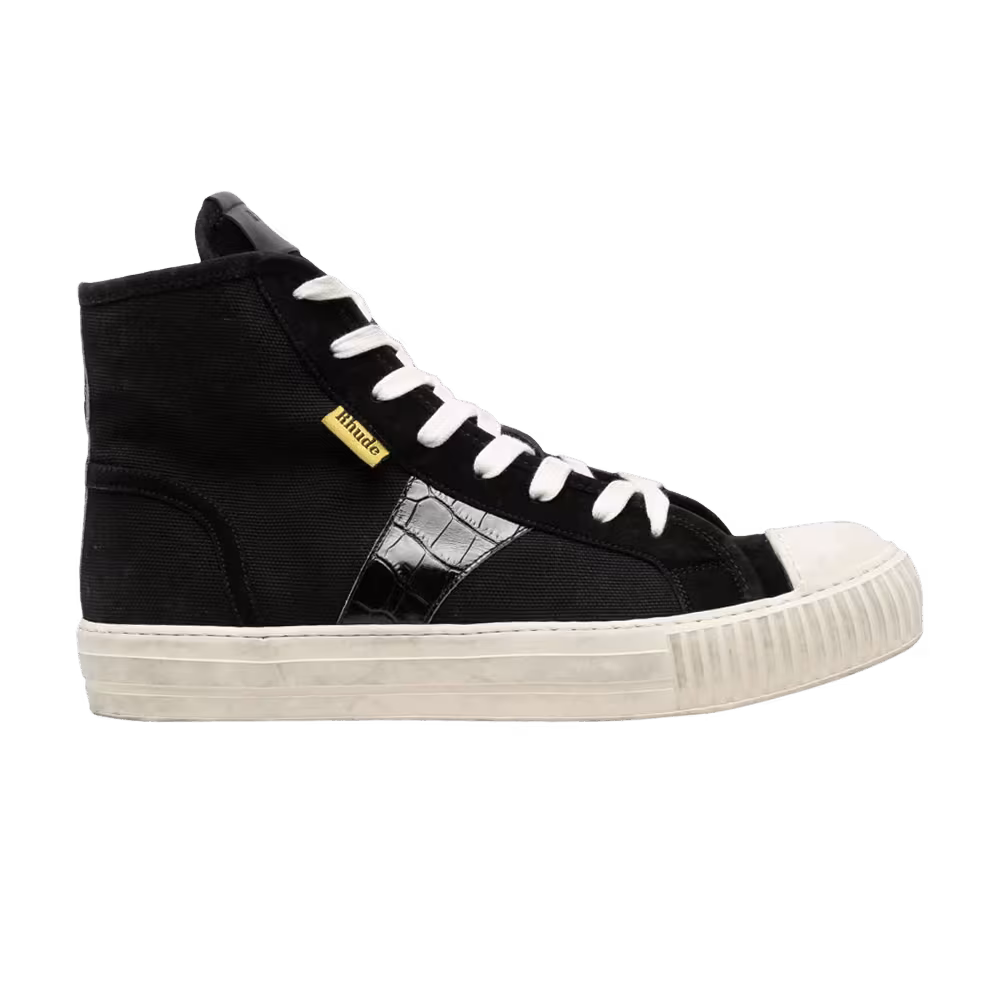 Rhude Bel Airs High Black Croc
