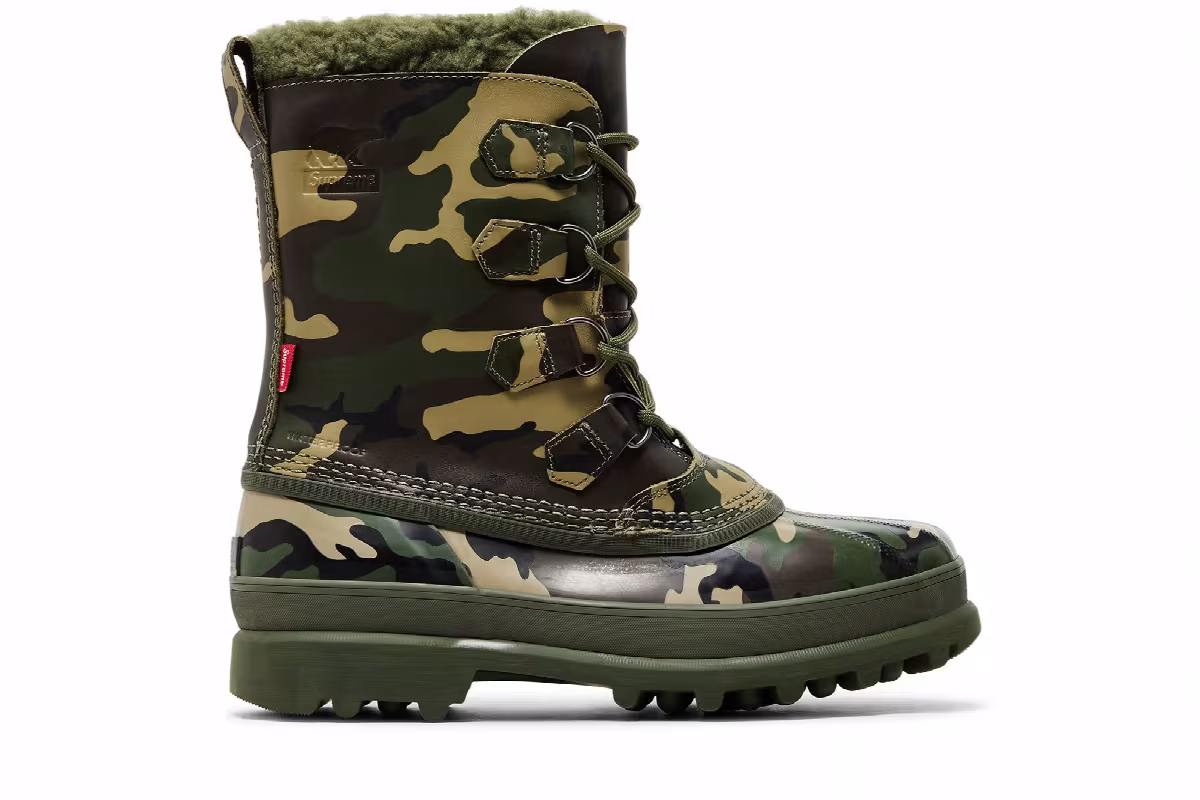 SOREL Supreme x Caribou Cypress Green Camo, view 2