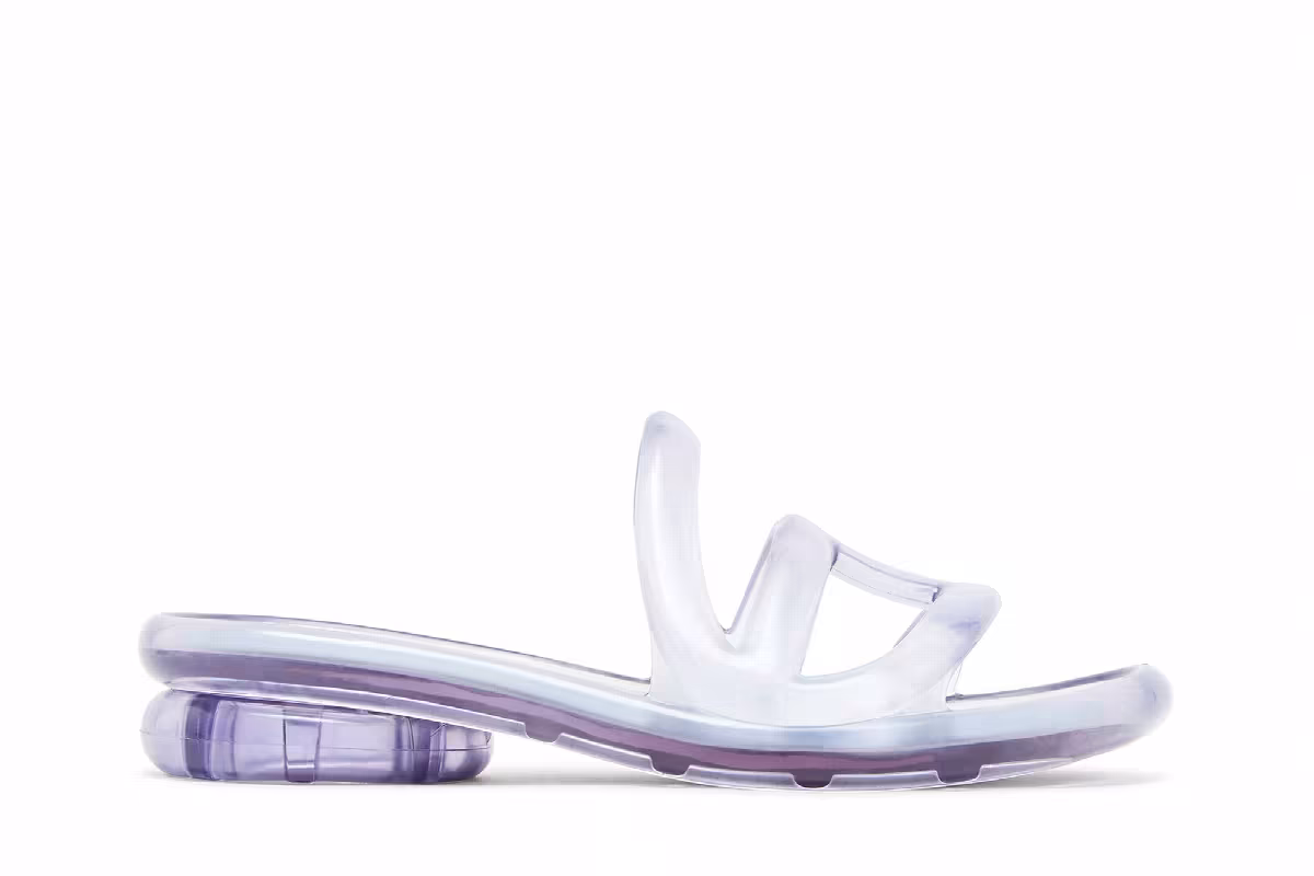 Telfar x Melissa Women's Jelly Slide Clear, view 2
