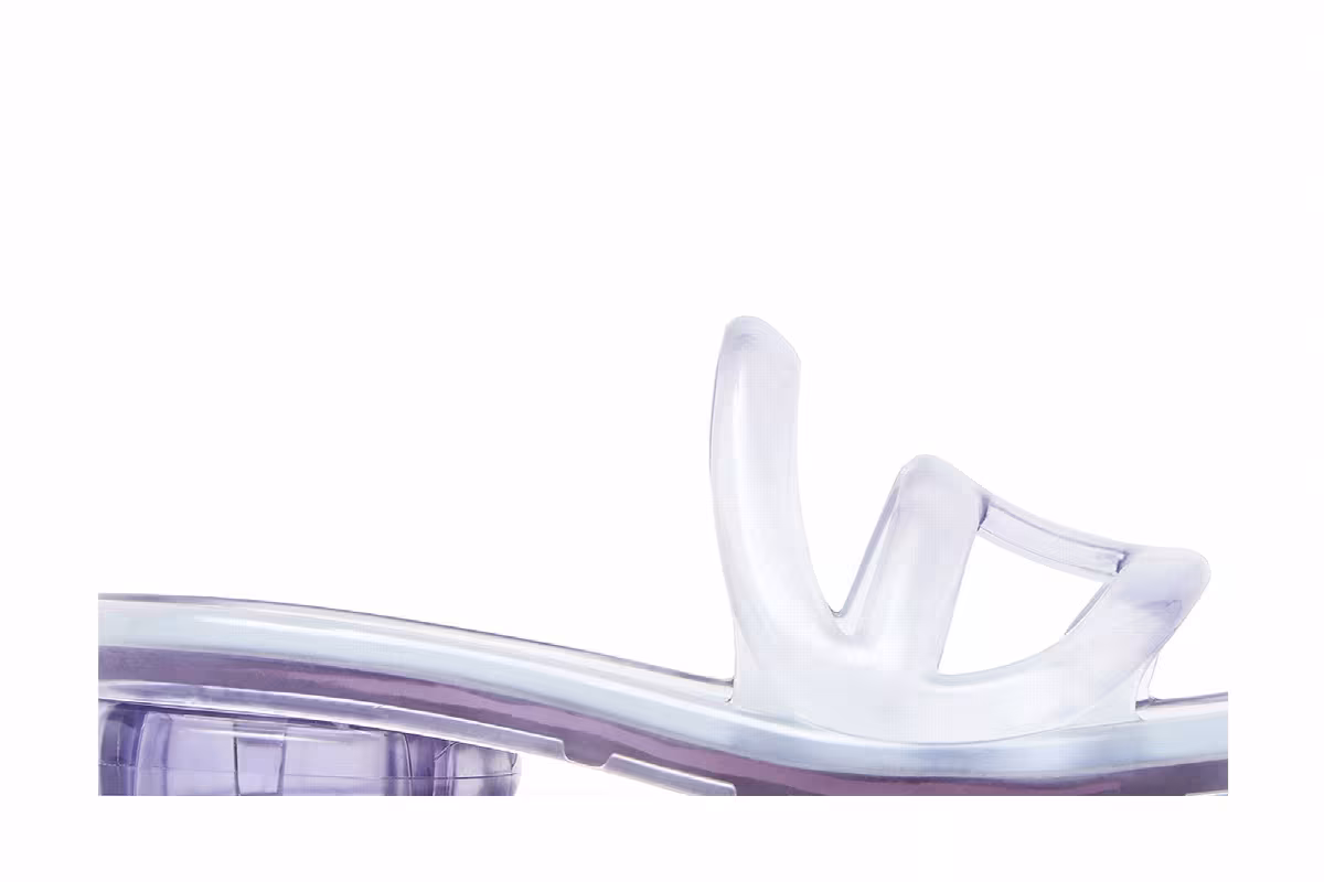 Telfar x Melissa Women's Jelly Slide Clear, view 3