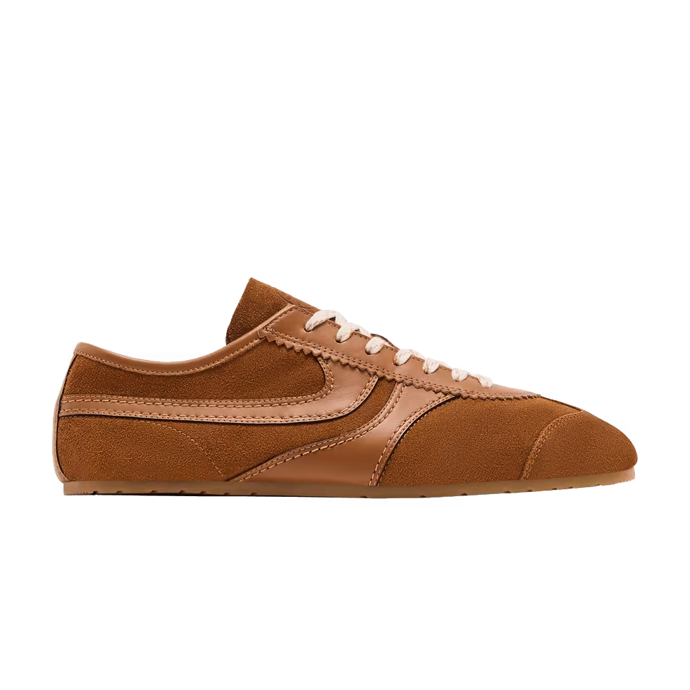 Dries Van Noten Leather Sneaker Tan