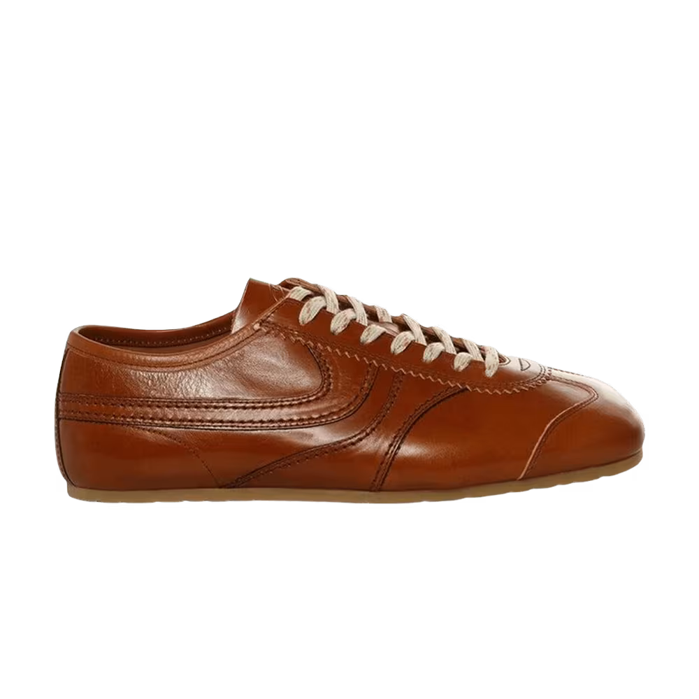 Dries Van Noten Calf Leather Sneaker Cognac
