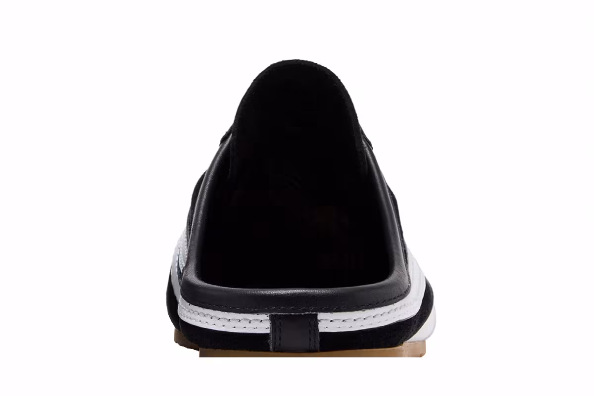 Dries Van Noten Leather Mule Black White, view 8