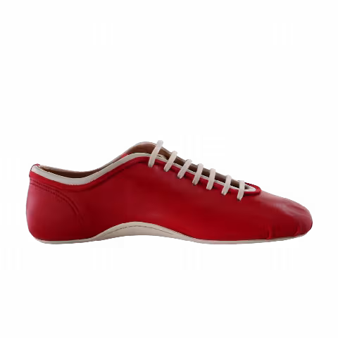 Dries Van Noten Wmns Lamb Leather Shoe 'Red'