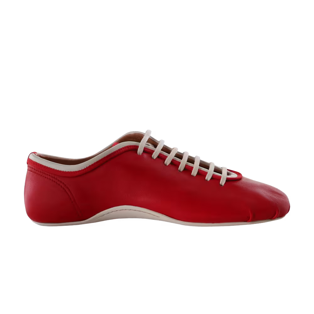 Dries Van Noten Women's Lamb Leather Shoe Red