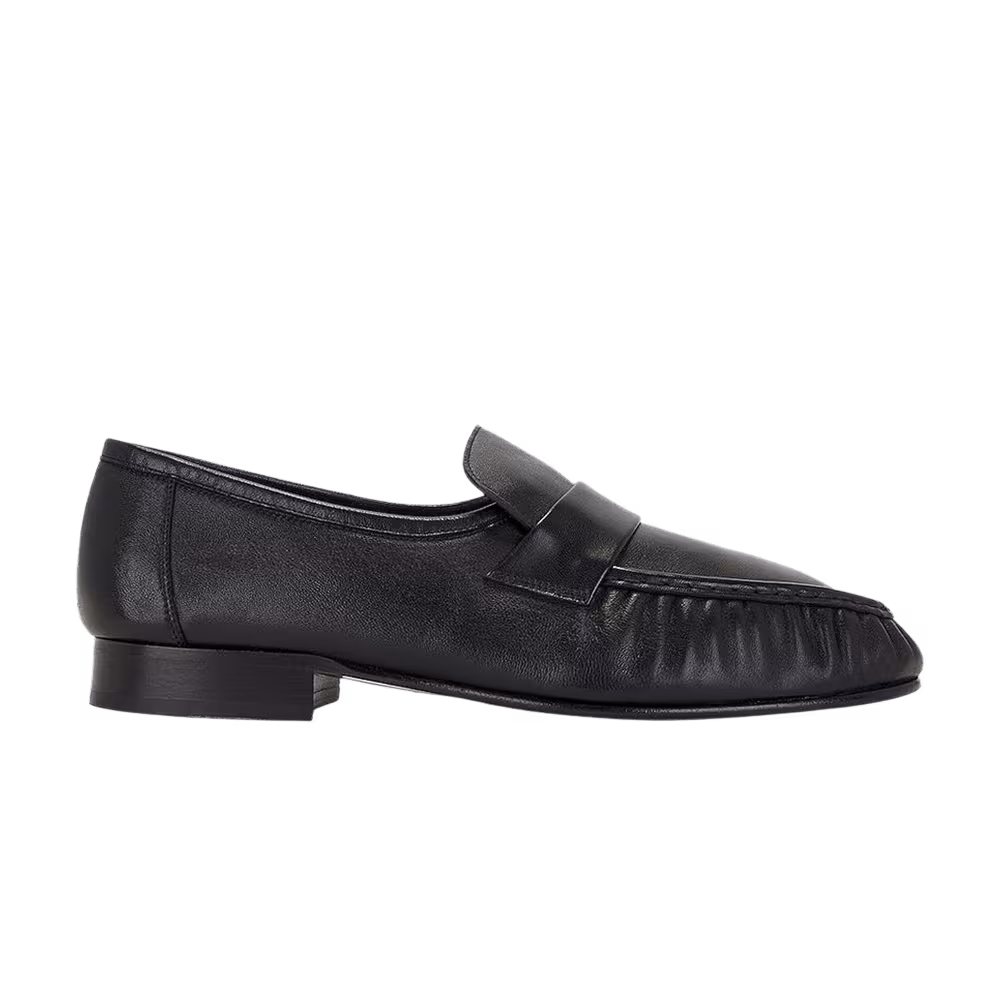 The Row Soft Loafer Black