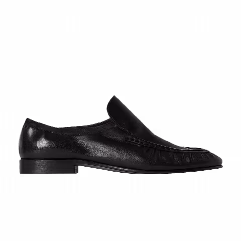 The Row Wmns Soft Mocassin Loafer 'Black'