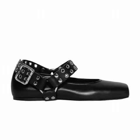 Alaïa Wmns Biker Ballet Flat 'Black'