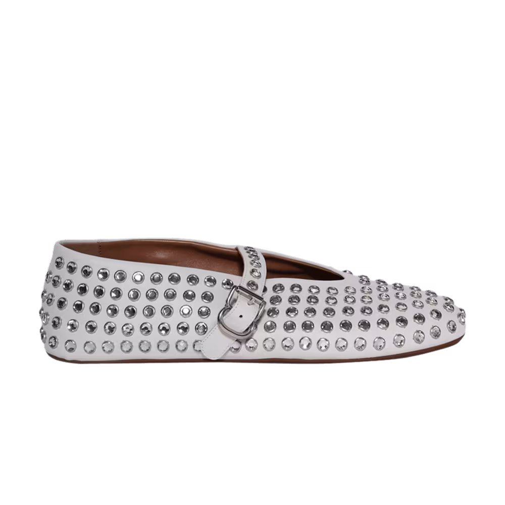 Alaïa Women's Ballet Flat White
