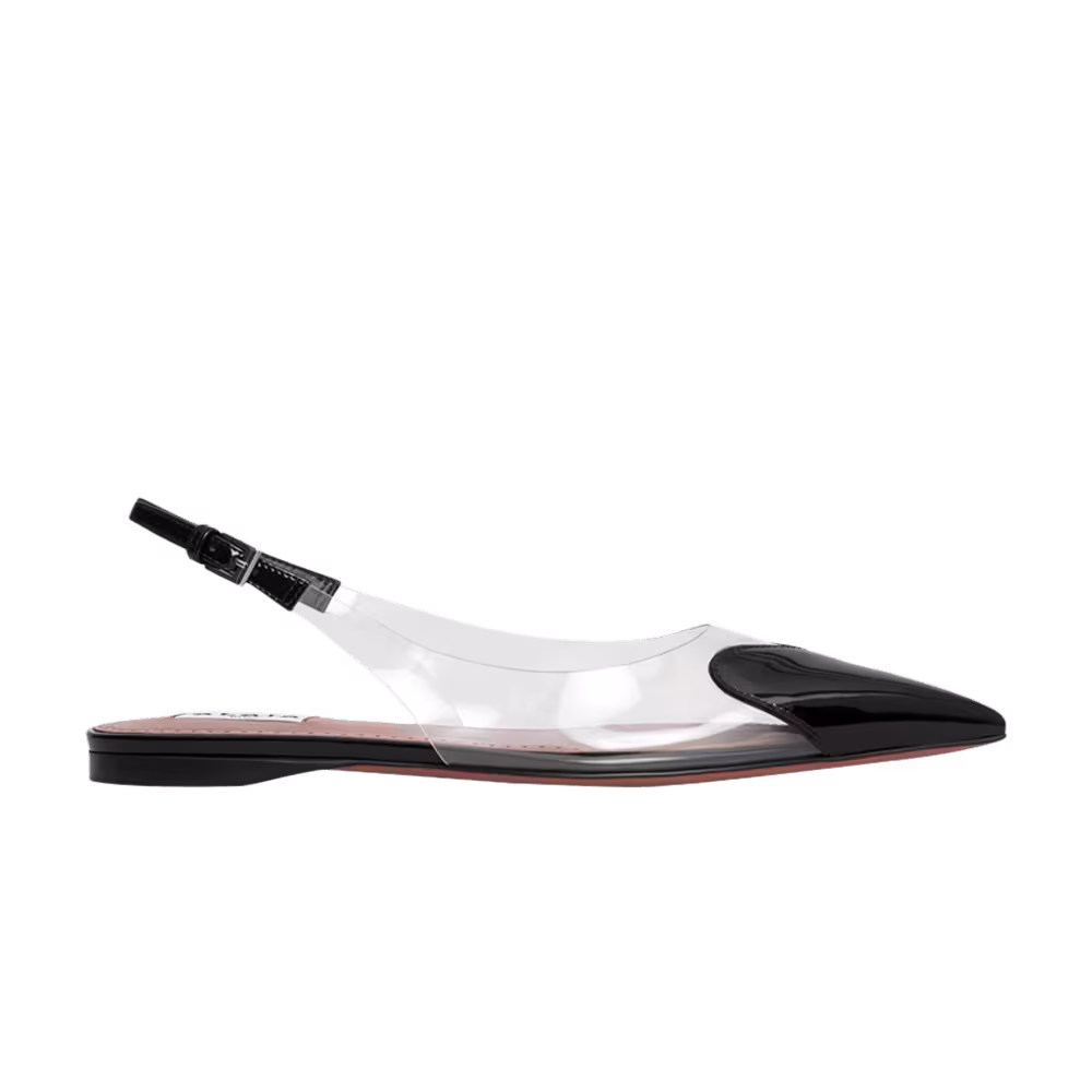Alaïa Women's Le Coeur Slingback Patent Black