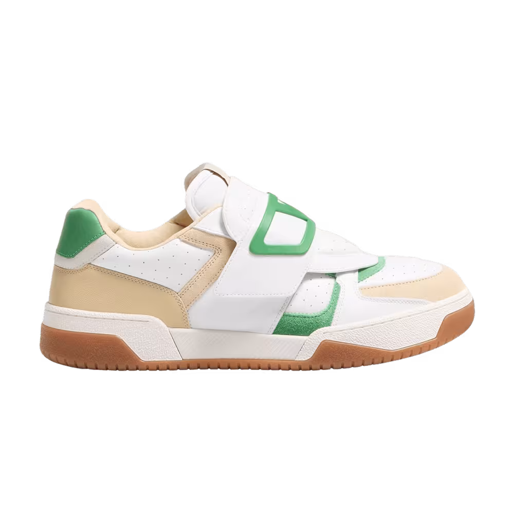 Valentino Garavani Joie De Jouer Low White Shell Green