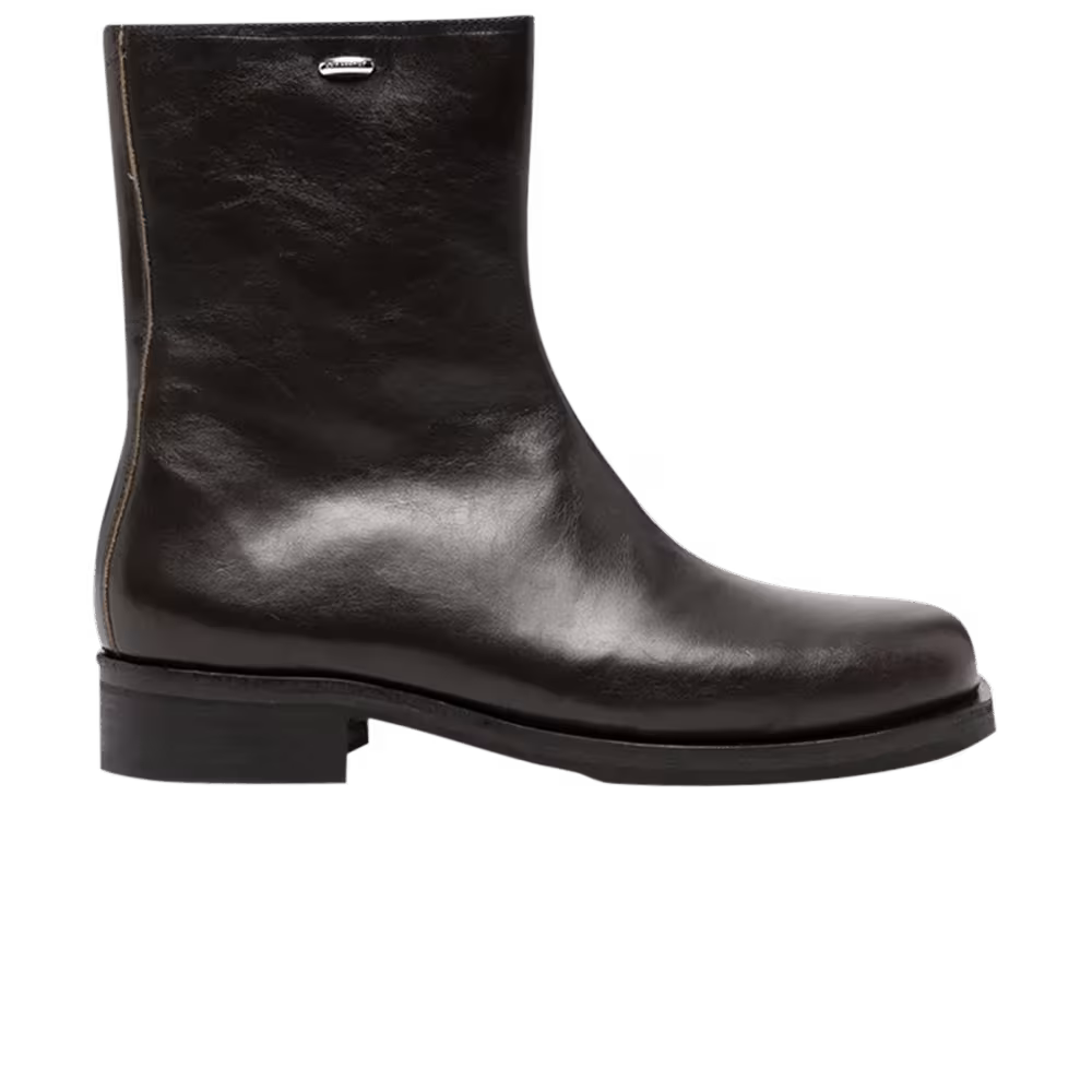 Our Legacy Camion Boot Deep Olive Leather