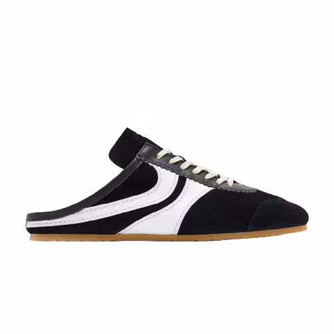 Dries Van Noten Wmns Leather Mule 'Black White'