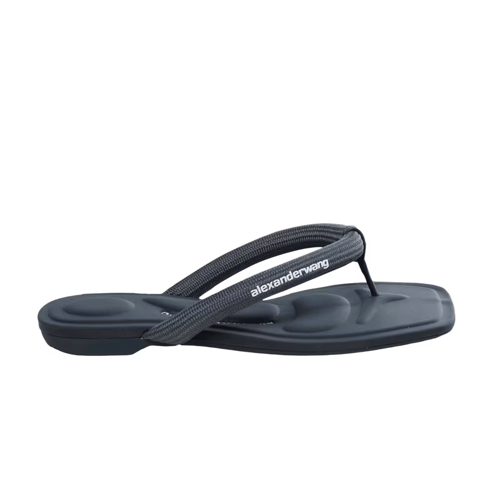 Alexander Wang Women's Jenna Tubular Flat Thong Sandal Grey