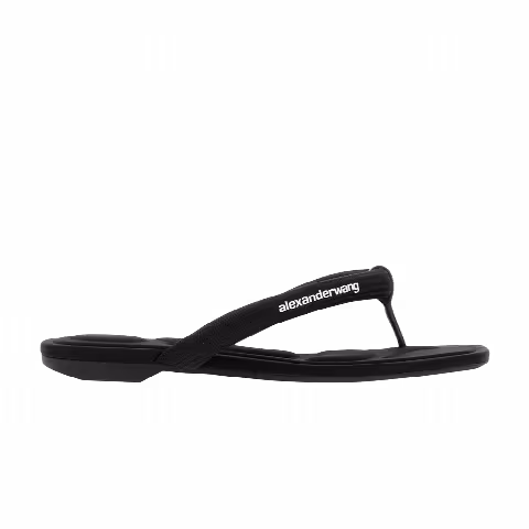 Alexander Wang Wmns Jenna Tubular Flat Thong Sandal 'Black'