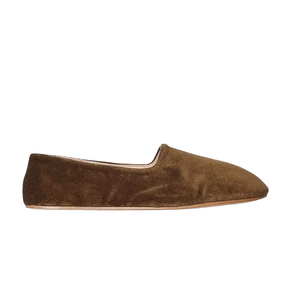 The Row Women's Ponti Slipper Flat Moss