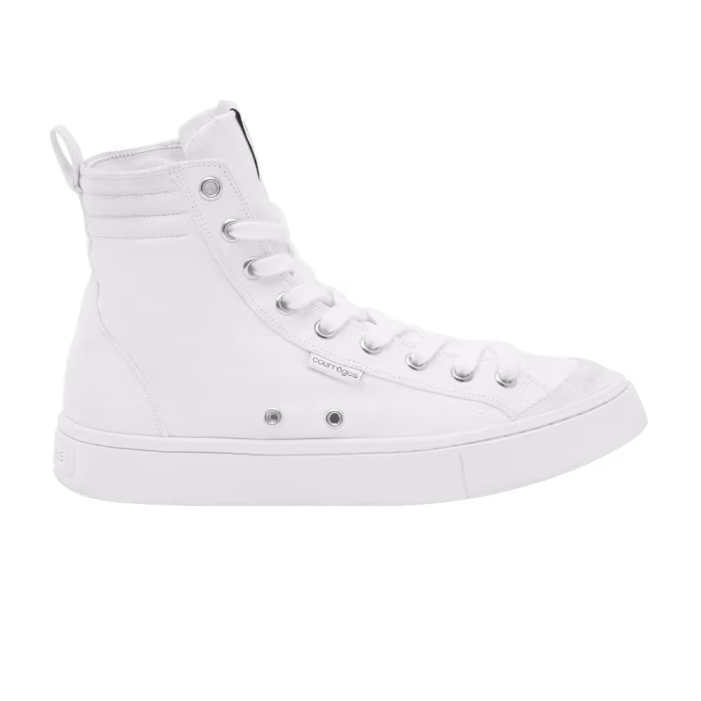 Courrèges Bitume Canvas Sneaker Heritage White