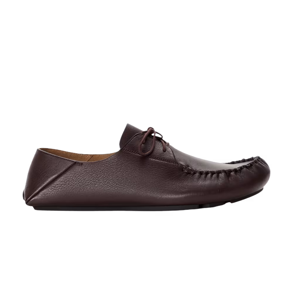 Loewe Rambla Boatshoe Dark Brown