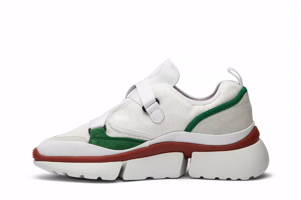 Chloé Sonnie Low Top Jungle Green, view 4