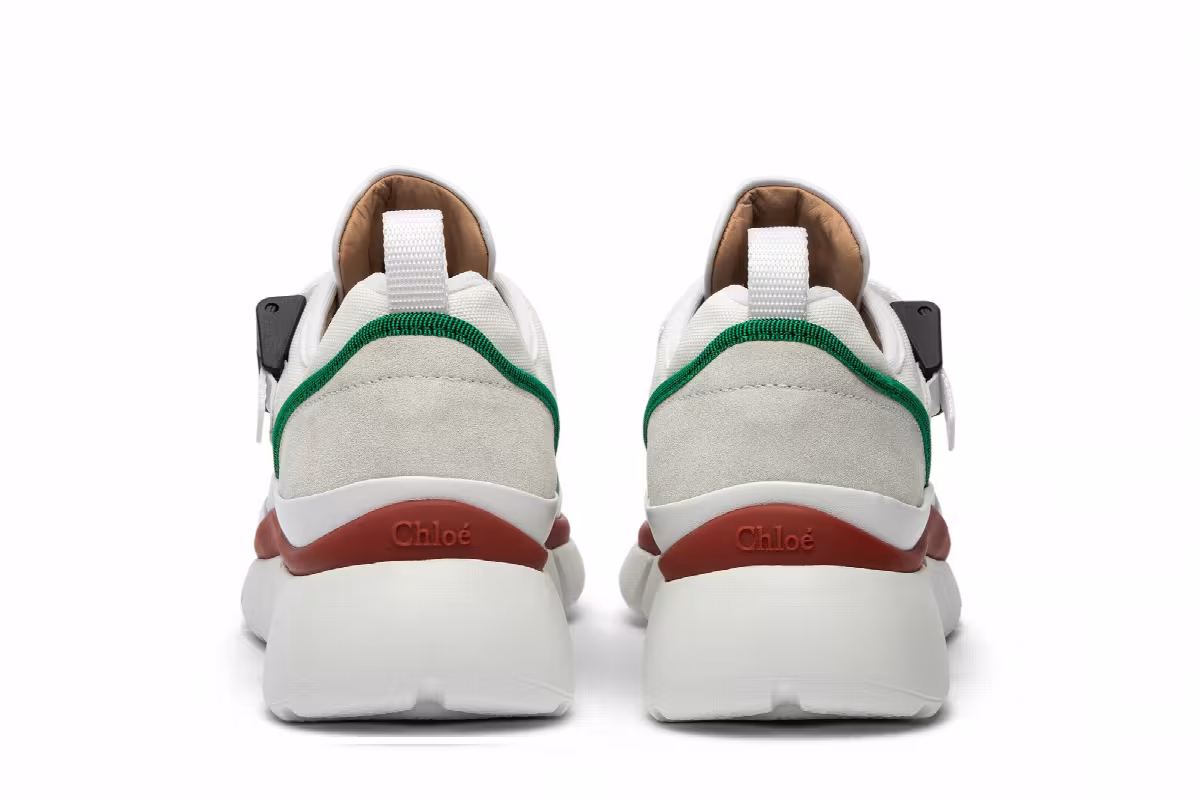 Chloé Sonnie Low Top Jungle Green, view 7