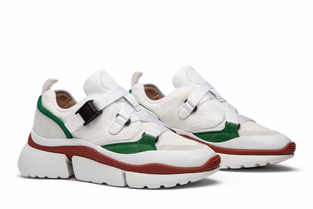 Chloé Sonnie Low Top Jungle Green, view 9