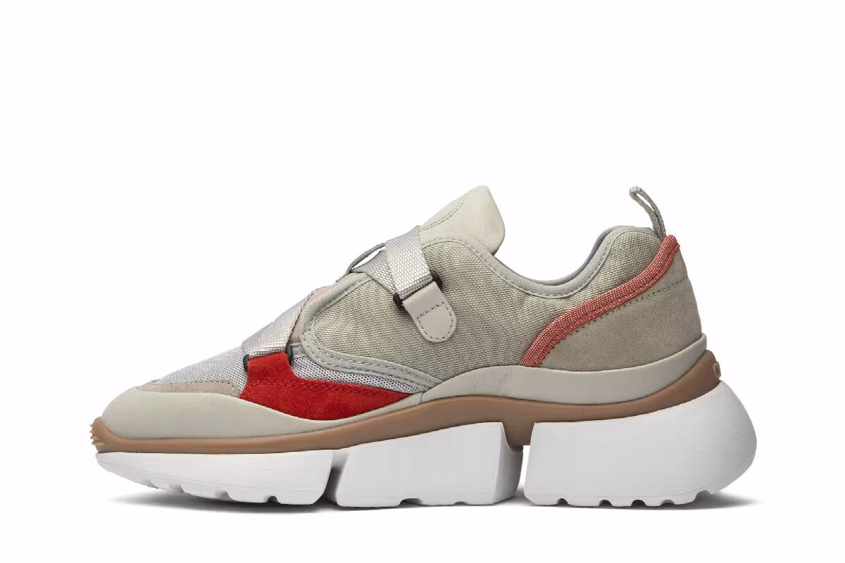 Chloé Women's Sonnie Low Top Light Eucalyptus, view 4