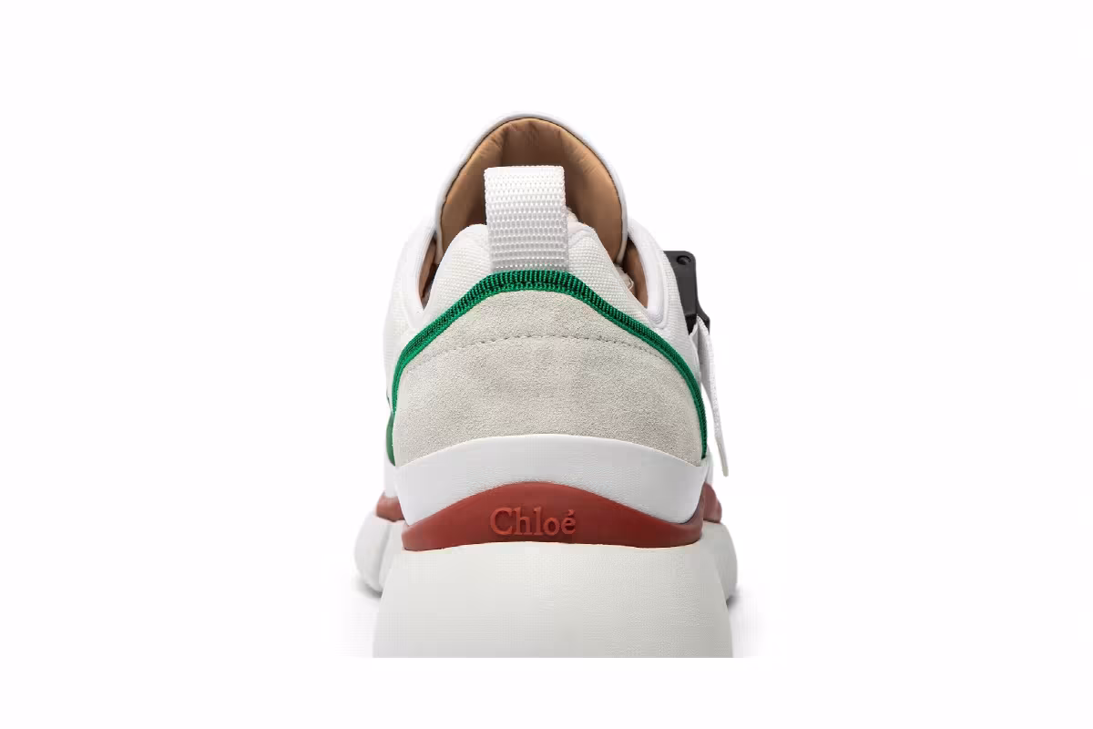 Chloé Women's Sonnie Low Top Jungle Green, view 8
