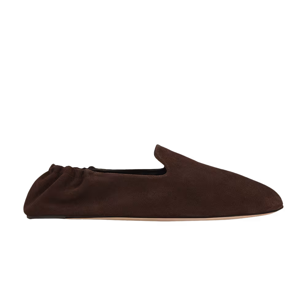 The Row Soft Mocassin Lacquer Brown