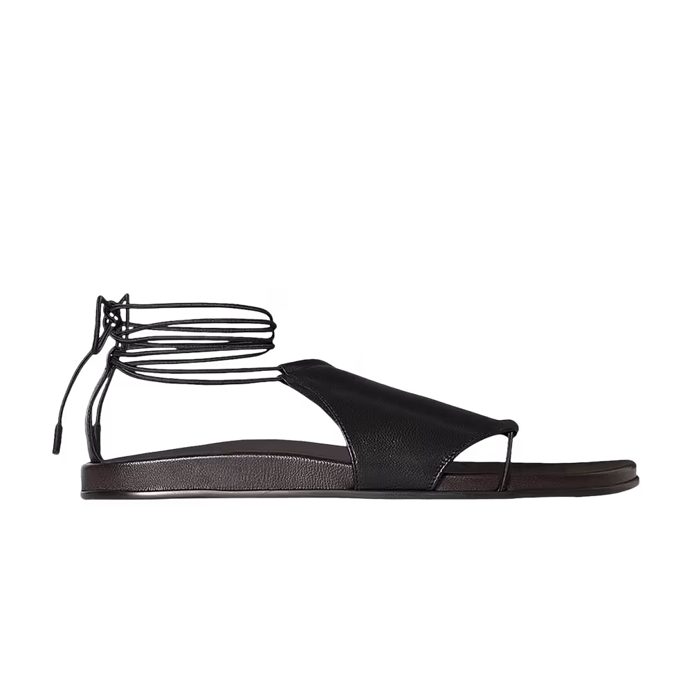 The Row Women's Vivienne Lace Up Sandal Black