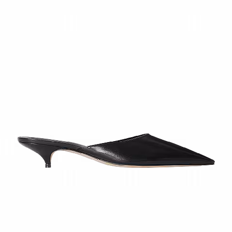 The Row Wmns Lissa Kitten Mule 'Black'